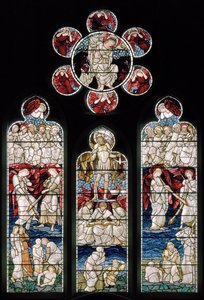 Easthampstead, St Michael & St Mary Magdalen, Morris & Co., Edward Burne-Jones, Son Yargı, St Michael, 1876 by Edward Burne Jones