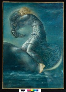 Luna, c.1872-75 by Edward Burne Jones