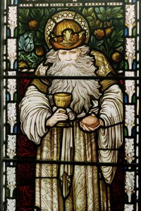 Melchizedek, Salem Kralı, 1876 (vitray) by Edward Burne Jones