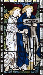Müzikal Melek, 1865 by Edward Burne Jones