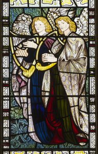 Müzikal Melekler, 1865 by Edward Burne Jones