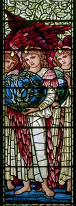 Oxford Harris Manchester Koleji, Morris & Co., Edward Burne-Jones, Yaratılış Günleri, 1895 by Edward Burne Jones