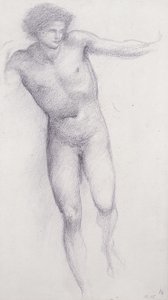 Perseus - Doom Kayası (kağıt üzerinde tebeşir) by Edward Burne Jones