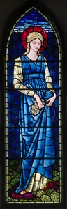 Rottingdean, Aziz Margaret, Morris & Co., Edward Burne-Jones, Aziz Margaret, 1894 by Edward Burne Jones