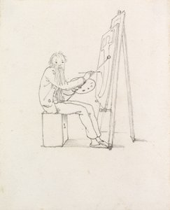 Kendi Kendine Karikatür, 1874 by Edward Burne Jones
