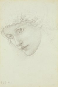 Deniz Kızı Başkanı için Çalışma, 1885 by Edward Burne Jones