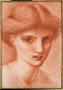 Bir Kızın Kafasının İncelenmesi by Edward Burne Jones