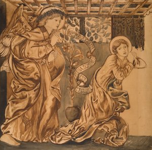 Müjde, c.1862 by Edward Burne Jones