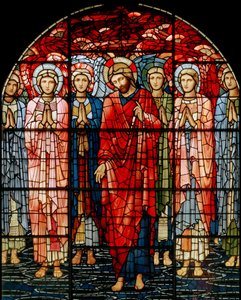 Yükseliş Penceresi, detay, 1885 (vitray) by Edward Burne Jones