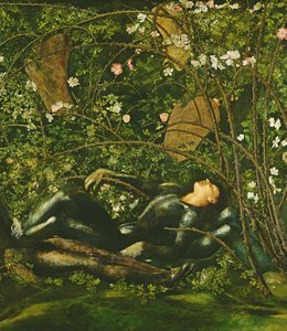 Şövalyeler ve Briar Rose, 1869 by Edward Burne Jones