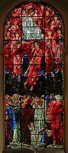 Son Yargı, 1885-1897 (vitray) by Edward Burne Jones