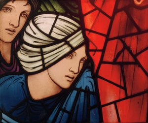 Kıyamet Penceresi, detay, 1897 (vitray) by Edward Burne Jones