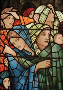 Kıyamet Penceresi, detay, 1897 (vitray) by Edward Burne Jones
