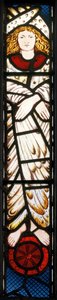 Yeni Kudüs, Melek, detay, 1862-3 (vitray) by Edward Burne Jones