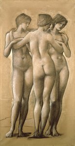 Venüs Concordia - Üç Güzelin İncelenmesi, 1895 by Edward Burne Jones