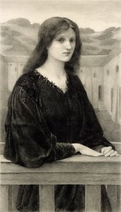 Emile Boilvin (1845-99) pub tarafından oyulmuş Vespertina Quies. Arthur Diş ve Oğulları tarafından, 1897 by Edward Coley after Burne Jones