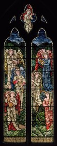 Wilden, All Saints, Morris & Co., Edward Burne-Jones, John Henry Dearle (1859-1932), Angels Of Paradise, Angel Musicians, 1902-1914, Louisa, Alfred, The Baldwins, Başbakan, Metodist, Worcesters by Edward Coley and Dearle Burne-Jones
