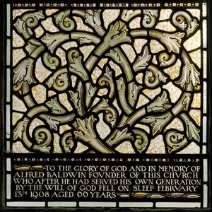 Wilden, All Saints, Morris & Co., Edward Burne-Jones, John Henry Dearle (1859-1932), The Joshua penceresinden Alfred Baldwin