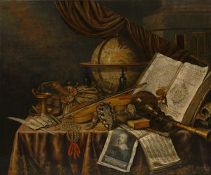 Vanitas Natürmort, 1662.