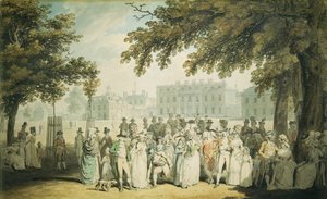 Buckingham Evi, St.James Parkı, 1790 by Edward Dayes