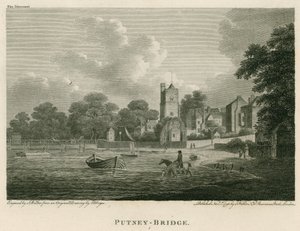 Putney Köprüsü, Londra by Edward Dayes