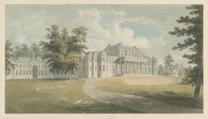 Shugborough Hall: suluboya resim ve [?18. yüzyılın sonları] by Edward Dayes