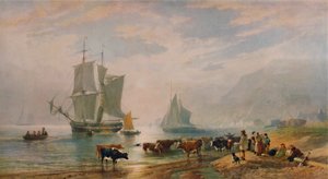 Bir Yaz Akşamı: İniş Sığırları, 1858, 1935 by Edward Duncan