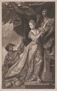 Leydi Elizabeth Keppel ve Hizmetkar by Edward Fisher