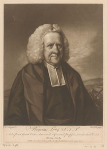 Portret van Roger Uzun Rogerus Long (nesne üzerindeki başlık)