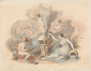 Buhar Alegorisi by Edward Francis Burney