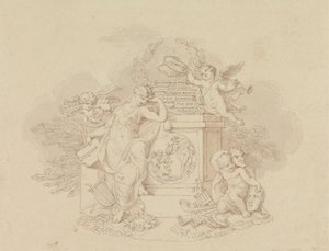 Mozart'ın Operalarına İlüstrasyonlar için Tasarımlar by Edward Francis Burney
