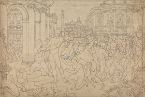 Efes'te St. Paul için Brüt Çalışma by Edward Francis Burney