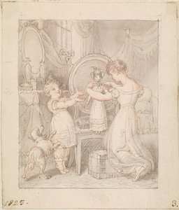 Resim için- The New Doll: Untitled by Edward Francis Burney