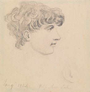 9 Ocak 1804, Bayan Ann Lucie (?) by Edward Francis Burney