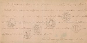 Mühür Desenli Mektup (?) by Edward Francis Burney
