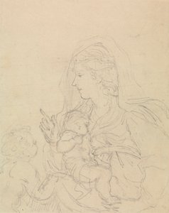 Madonna ve Çocuk by Edward Francis Burney