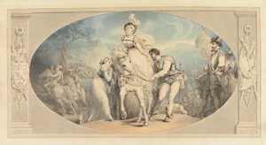 Mary, İskoç Kraliçesi by Edward Francis Burney