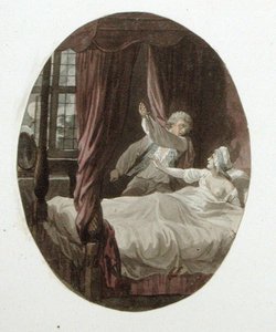 Davetsiz Misafir, 'The Spectator' için çizim, c.1810 (kağıt üzerine suluboya)