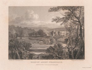 Bolton Manastırı, Wharfdale by Edward Francis Finden