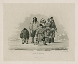 Eskimaux Grubu by Edward Francis Finden