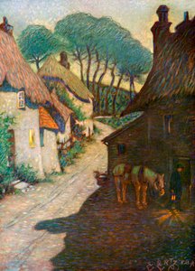 Thurlestone Köyü, Güney Devon, 1924-1926 by Edward Frederick Ertz
