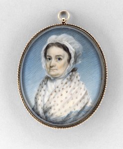 Mary Gould Almy, c.1797-1800 (fildişi üzerine suluboya) by Edward Greene Malbone