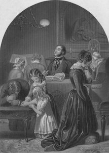 Aile İbadeti, c1870 by Edward Henry Corbould