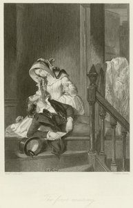 The First Meeting  by Edward Henry Corbould