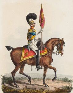 Kraliyet At Muhafızları, Mavi, Memur, 1828