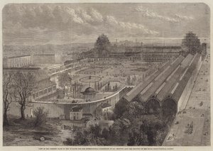 1862 Uluslararası Sergisi için Binanın Mevcut Durumunun Görünümü? by Edward Hull