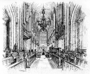Bath Abbey, Bath, Somerset, 1902-1903. by Edward J. Burrows