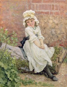 The New Friend, 1880 (wc beyaz ile yükseltilmiş) by Edward Killingworth Johnson