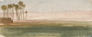 (Şeyh Abu Fodde) Om el Koussour by Edward Lear