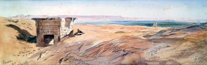 Dendera, 1867 by Edward Lear